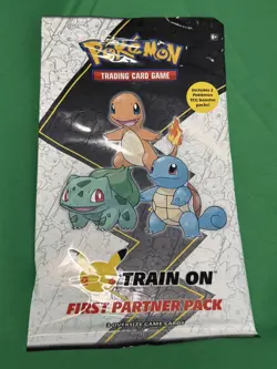 Pokemon TCG First Partner Pack 25th Anniversary Train On Jumbo Cards - Image 1