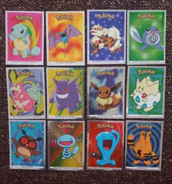 Pokemon Bloomer Super Bubble Gum – Lot 32 cartes dont 12 brillantes – Pikachu - Image 1