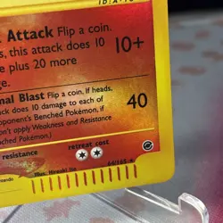 Pokemon TCG Typhlosion Expedition Set 64/165 Vintage 2002 Reverse Holo, e series - Image 4