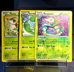 SNIVY SERVINE SERPERIOR RC3 HOLO RADIANT POKEMON LEGENDARY TREASURES RC CARD LOT - Image 1