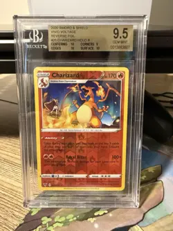 Pokemon Charizard Vivid Voltage Reverse Holo Rare BGS 9.5 - Image 1