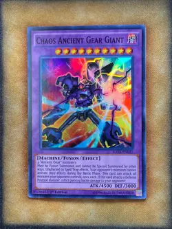 Yugioh Chaos Ancient Gear Giant RATE-EN041 Super Rare 1st Ed LP - Image 1