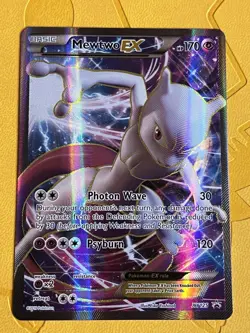 Mewtwo EX XY125 Generations Ultra Rare Textured Full Art Promo Pokemon Card - Image 1