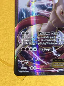 Mewtwo EX XY125 Generations Ultra Rare Textured Full Art Promo Pokemon Card - Image 5