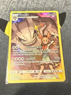 Steelix - 247/236 - Secret Rare NM, English Pokemon Cosmic Eclipse - Image 1