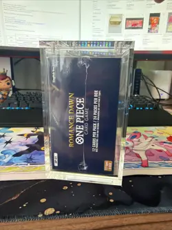One Piece OP-01 Romance Dawn English BLUE Bottom Booster Box 1st Wave Sealed - Image 4