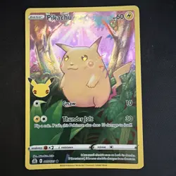 Pokemon TCG Celebrations Pikachu Holo Card 005/025 25th Anniversary - Image 1