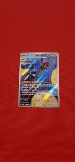 Pokemon TCG Team Rockets Orbeetle Card 198/182 Destined Rivals Illustration Rare - Image 1