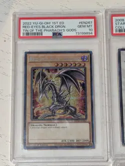 Yugioh PSA And CGC Lot Of 8 With A Cgc Insufficient Ink Card - Image 2