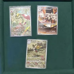 Lot of 3 Pokemon Illustration Rare Full Art Holo Cards - Image 1