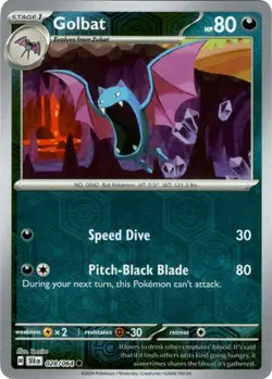 Golbat 28/64 Reverse Holo | Shrouded Fable | Pokemon Card - Image 1