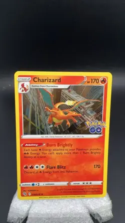 Pokemon Go Charizard Holo Rare TCG Card 010/078 Pokemon #17372 MA - Image 1