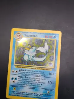 Vaporeon 12/64 Holo Rare Jungle Set WOTC Pokemon Card HP - Image 5