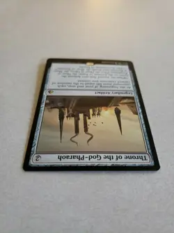 MTG Throne of the God-Pharaoh Amonkhet 237/269 Rare Near Mint Unplayed Artifact - Image 3