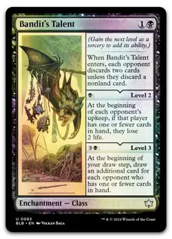 Bandit's Talent #83 (Foil) (NM) Bloomburrow BLB Magic MTG - Image 1