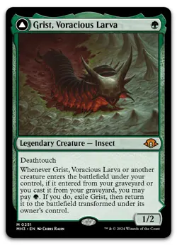 Grist, Voracious Larva #251 (NM) Modern Horizons 3 MH3 Magic MTG - Image 1