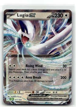 Lugia ex 017/034 Holo Classic Collection Trading Card Game Classic NM - Image 1