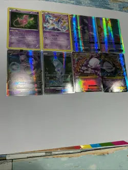 Pokemon TCG – Mewtwo & Mew Holo Rare Bundle – 8 Card Lot – Near Mint - Image 2