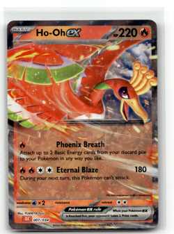 Ho-oh ex 007/034 Holo Classic Collection Trading Card Game Classic NM - Image 1