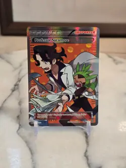 Pokemon TCG Professor Sycamore 114/114 XY - Steam Siege Holo Full Art LP - Image 1