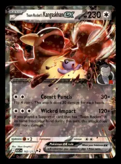Team Rocket's Kangaskhan ex 162/217 ASC ME: Ascended Heroes Pokemon LP - Image 1