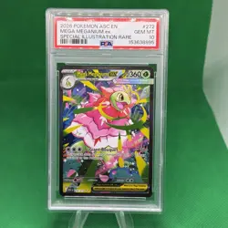 2026 POKEMON ASCENDED HEROES SPECIAL ILLUSTRATION RARE MEGA MEGANIUM EX PSA 10 - Image 1