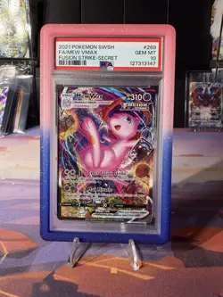 Pokemon 2021 Mew VMAX 269/264 Alt Art Secret Rare Fusion Strike GEM MINT PSA 10 - Image 1