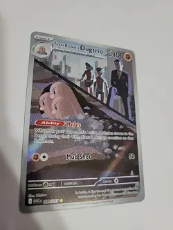 Team Rockets Dugtrio 239/217 - Pokemon TCG - Ascended Heros Illustration Rare - Image 1