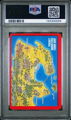 1996 POKEMON JPN BANDAI CARDDASS VENDING #156 BLASTOISE TRAINER PSA 7 - Image 2