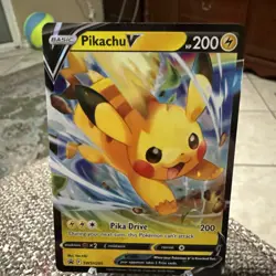 Pikachu V SWSH285 Promo SWSH Black Star Pokemon NM - Image 2