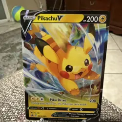 Pikachu V SWSH285 Promo SWSH Black Star Pokemon NM - Image 3