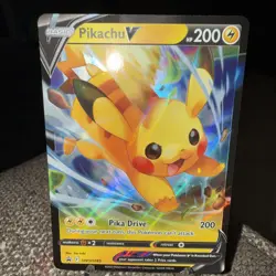 Pikachu V SWSH285 Promo SWSH Black Star Pokemon NM - Image 4