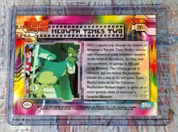 Pokemon TOPPS Mewtwo Strikes Back Movie MEOWTH TIMES TWO #23 - Image 4