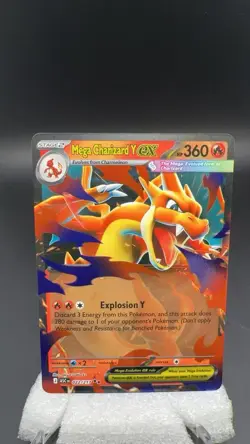 Mega Charizard Y ex 022/217 Ascended Heroes English Pokemon TCG #19156 S - Image 1