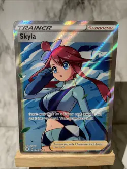 Skyla 72/72 Full Art Trainer Ultra Rare – Shining Fates Pokemon NM - Image 2