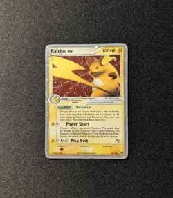 Pokemon EX EMERALD - #97/106 Raichu ex - Ultra Rare Holo - ENG - Damaged - Image 3