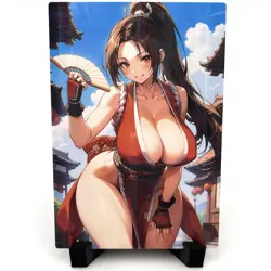 King of Fighters Mai Shiranui Sexy Anime Waifu Girl Lewd Goddess Story Art Card - Image 2
