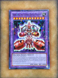 Yugioh Barbaroid, the Ultimate Battle Machine SP13-EN045 Starfoil Common LP - Image 1