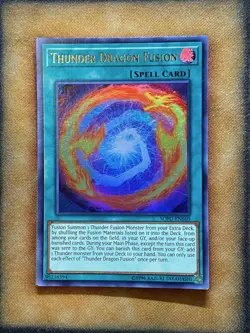 Yugioh Thunder Dragon Fusion SOFU-EN060 Ultra Rare NM - Image 1