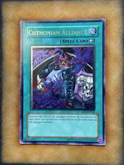 Yugioh Chthonian Alliance EEN-EN044 Ultimate Rare MP - Image 1