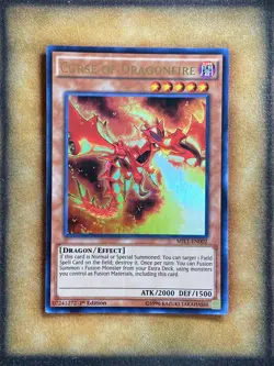 Yugioh Curse of Dragonfire MIL1-EN002 Ultra Rare 1st Ed LP - Image 1
