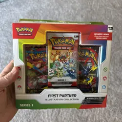 Pokemon TCG First Partner Illustration Collection Series 1 New Sealed In Hand! - Image 1