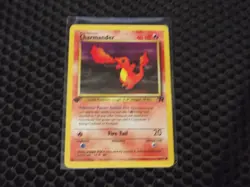 Pokemon TCG WOTC Team Rocket CHARMANDER NON- Holo Rare Card 50/82 NM - Image 1