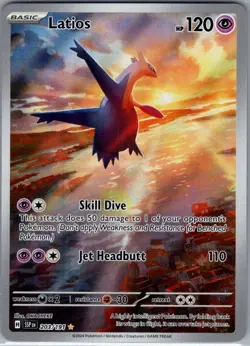 Latios 203/191 SV08: Surging Sparks - Pokemon Card - NM - Image 1