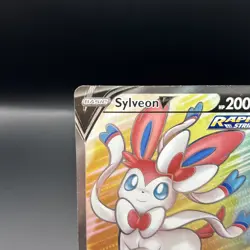 Pokemon Evolving Skies Sylveon V Full Art Card 183/203 NM/M Condition - Image 2