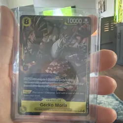 One Piece Gecko Moria Character Card OP14-104 10000 Power Thriller Bark Pirates - Image 1