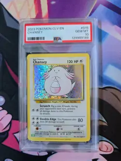 Pokemon Chansey Holo CLV 015/034 Trading Card Game Classic PSA 10 *LOW POP* - Image 1