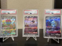 PSA 10 Sequential Set Charizard Venusaur Blastoise ex SAR JP Pokemon Card 151 - Image 1