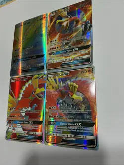 Pokemon TCG Ho-Oh 4 Card Bundle Holo Rare - Image 2