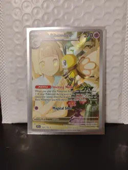 Pokemon TCG Lillie's Ribombee Card Journey Together Illustration, 164/159 - Image 1